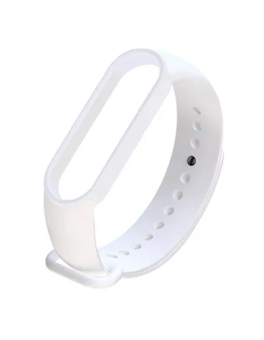 Bracelete SmoothSilicone para AmazFit Band 5 - Branco