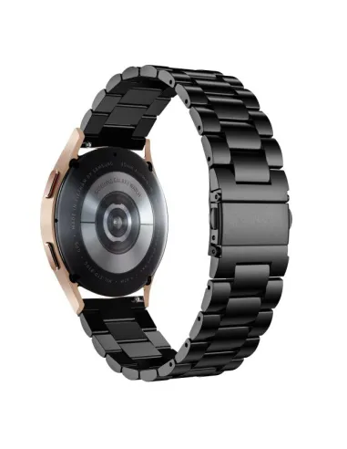 Bracelete Aço Stainless Lux para Samsung Galaxy Watch4 - 44mm - Preto