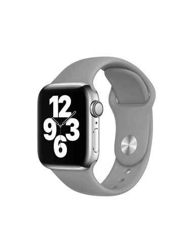 Bracelete SmoothSilicone para Apple Watch SE (2022) 44mm - Cinza