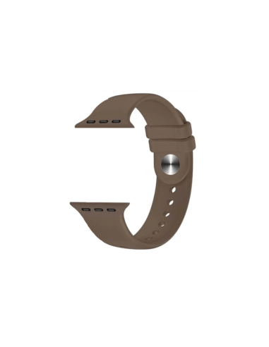 Bracelete SmoothSilicone para Apple Watch Series 8 - 41mm - Castanho