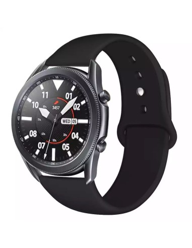 Bracelete SmoothSilicone para Huawei Watch 3 Elite - Preto