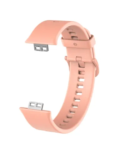 Bracelete SmoothSilicone para Huawei Watch Fit Active - Rosa Salmão