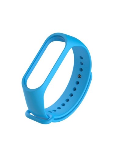 Bracelete SmoothSilicone para Xiaomi Mi Band 5 - Azul Turqueza