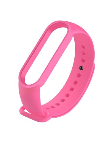 Bracelete SmoothSilicone para Xiaomi Mi Band 5 - Rosa