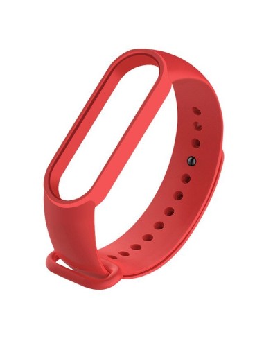 Bracelete SmoothSilicone para Xiaomi Mi Band 5 - Vermelho