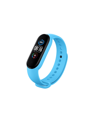 Bracelete SmoothSilicone para Xiaomi Mi Band 7 - Azul Claro