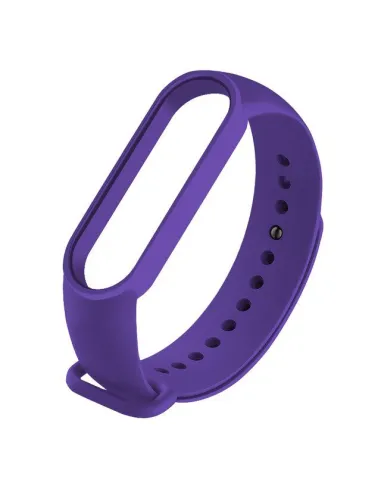 Bracelete SmoothSilicone para Xiaomi Mi Band 5 - Roxo