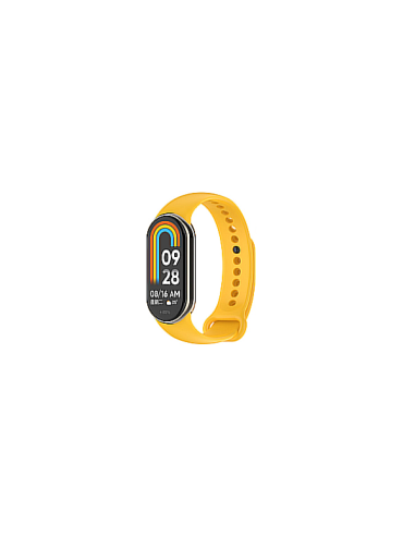 Bracelete SmoothSilicone para Xiaomi Smart Band 8 - Amarelo
