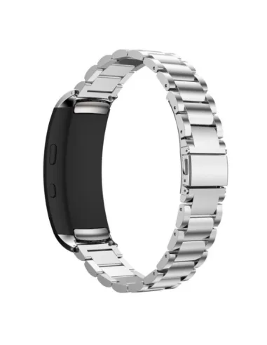 Bracelete Aço Stainless Lux para Samsung Gear Fit2 ((R360)) - Cinza