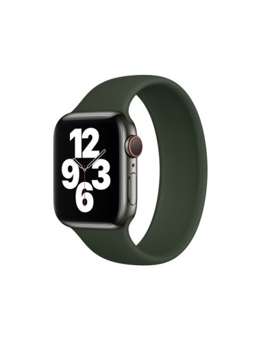 Bracelete Solo SiliconSense para Apple Watch Edition Series 7 - 41mm (Pulso:142-158mm) - Verde Escuro