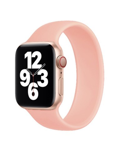 Bracelete Solo SiliconSense para Apple Watch Edition Series 7 - 45mm (Pulso:150-164mm) - Rosa