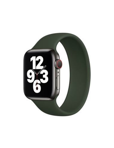 Bracelete Solo SiliconSense para Apple Watch Edition Series 7 - 45mm (Pulso:150-164mm) - Verde Escuro