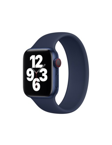 Bracelete Solo SiliconSense para Apple Watch SE (2022) - 40mm (Pulso:164-177mm) - Azul Escuro