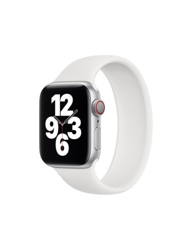 Bracelete Solo SiliconSense para Apple Watch SE (2022) - 40mm (Pulso:164-177mm) - Branco