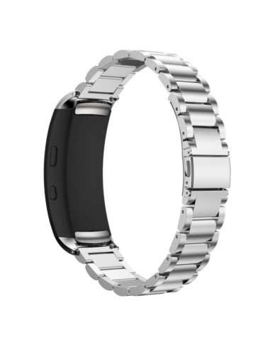 Bracelete Aço Stainless Lux + Ferramenta para Samsung Gear Fit2 ((R360)) - Cinza