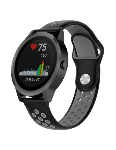 Bracelete SportyStyle para AmazFit Bip 3 - Preto / Vermelho