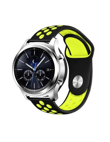 Bracelete SportyStyle para AmazFit GTS 4 - Preto / Verde