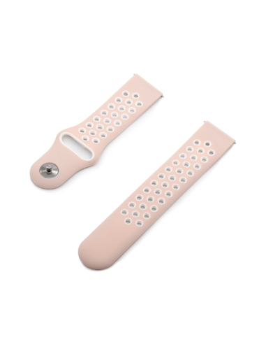 Bracelete SportyStyle para Fossil Gen 5 - Rosa / Branco
