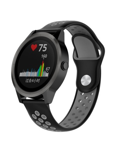 Bracelete SportyStyle para Huawei Watch 2 - Preto / Cinza