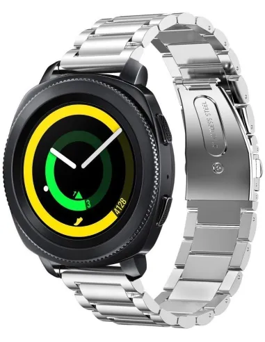 Bracelete Aço Stainless Lux  para AmazFit Bip 5 - Cinza