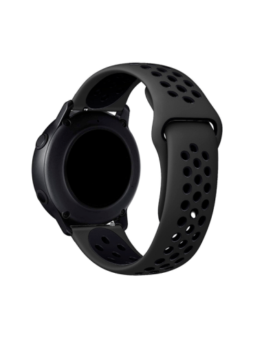 Bracelete SportyStyle para Samsung Galaxy Watch Active - Preto / Preto