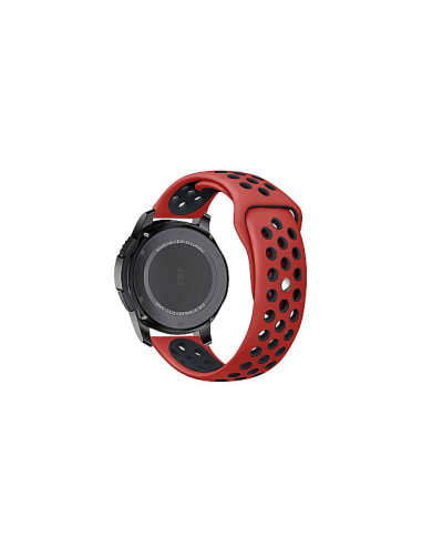 Bracelete SportyStyle para Samsung Galaxy Watch6 LTE - 40mm - Vermelho / Preto