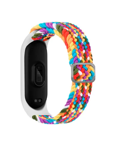 Bracelete Braided NylonSense Com Fivela Ajustável para Xiaomi Mi Band 4 / Mi Smart Band 4 - Colorido