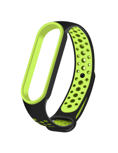 Bracelete SportyStyle para Xiaomi Mi Band 3 - Preto / Verde