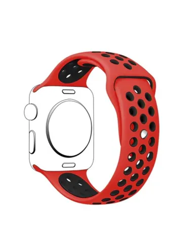 Bracelete SpOrtyStyle  para Oppo Watch X - Vermelho / Preto