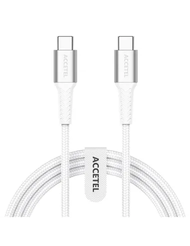 Cabo Nylon Flex de Carga Rápida Type-C 60W 3.0A 1m ACCETEL PD para Apple iMac (Retina 4K