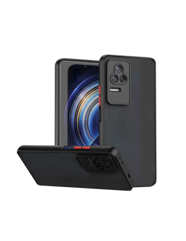 Capa Anti Choque Camera Protection para Xiaomi Poco F4 5G - Preto