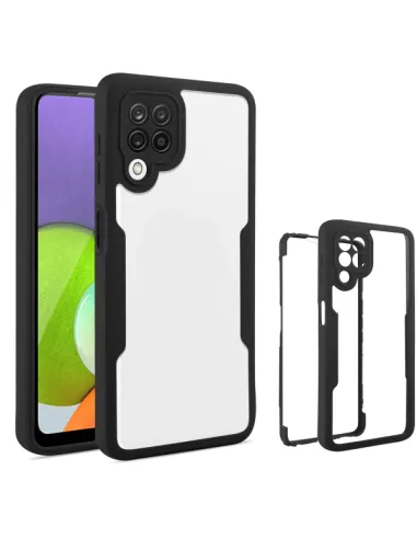 Capa Anti-Crash 360 Protection á Prova de Choque Frente e Verso para Realme 8 - Preto