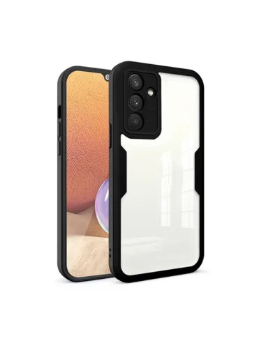 Capa Anti-Crash 360 Protection á Prova de Choque Frente e Verso para Samsung Galaxy A04s - Preto