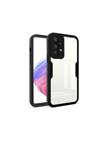 Capa Anti-Crash 360 Protection á Prova de Choque Frente e Verso para Samsung Galaxy A32 5G - Preto