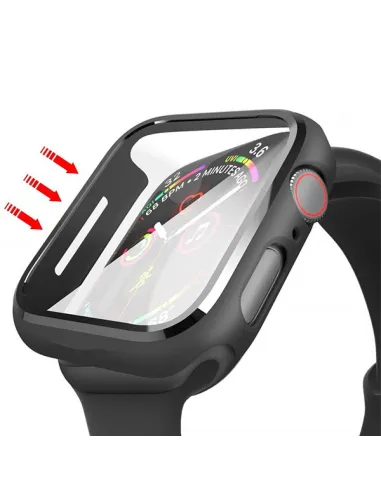 Capa Anti-Impacto para Apple Watch SE (2022) 40mm - Transperente/Preto