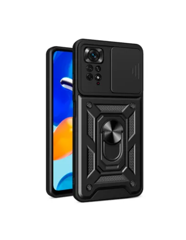 Capa Magnetic Slide Window para Xiaomi Redmi Note 11 Pro - Preto