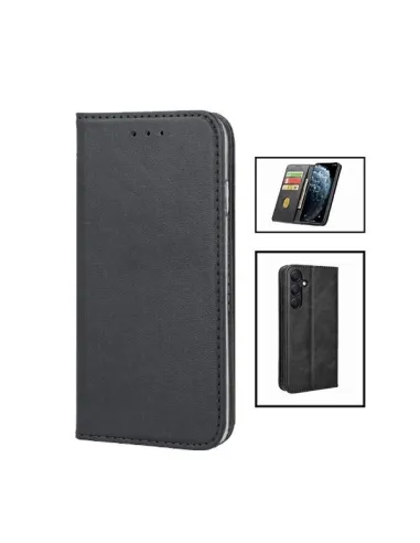 Capa MagneticFlipWallet  para Samsung Galaxy A35 5G - Preto