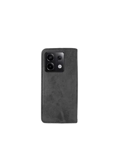 Capa MagneticFlipWallet  para Xiaomi Redmi Note 13 - Preto