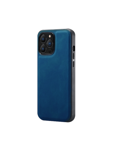 Capa MagneticLeather para Apple iPhone 14 Pro Max - Azul