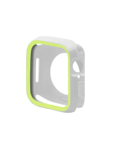 Capa Military  Anti-Impacto DoubleColor para Apple Watch Series 7 - 41mm - Cinza / Verde