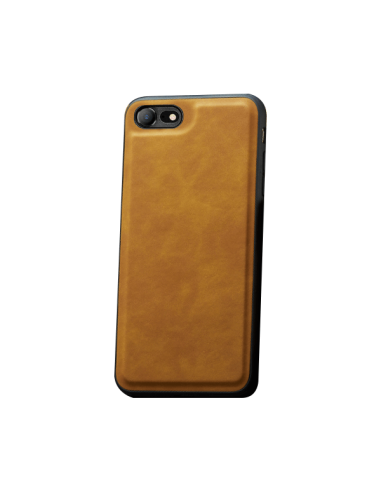 Capa MagneticLeather para Apple iPhone SE 2022 - Castanha