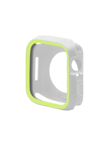 Capa Military Anti-Impacto DoubleColor para Apple Watch Series 7 - 45mm - Cinza / Verde