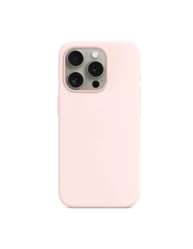 Capa Silicone Líquido para Apple iPhone 15 Plus - Rosa