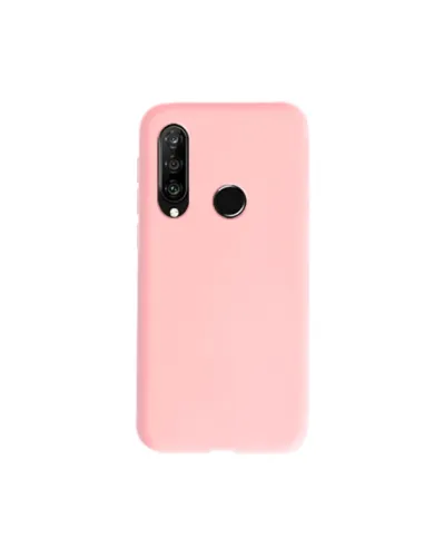 Capa Silicone Líquido para Huawei P20 Lite - Rosa