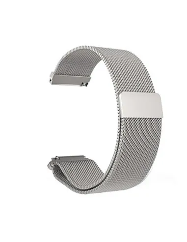 Bracelete Milanese Loop Fecho Magnético para AmazFit Bip - Cinza