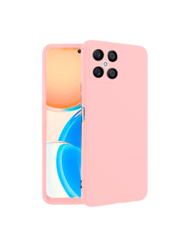 Capa Silicone Líquido para Honor X6 - Rosa