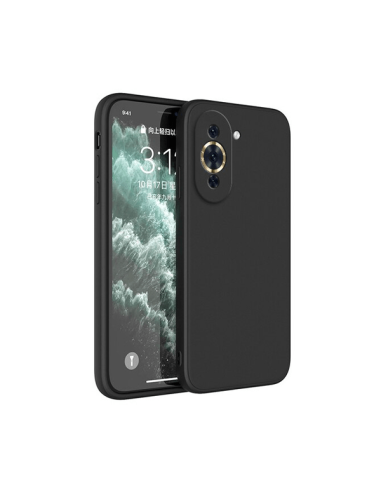 Capa Silicone Líquido para Huawei Nova 10 Pro - Preto