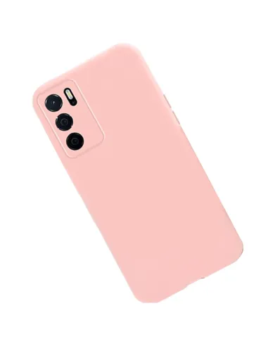 Capa Silicone Líquido para Oppo A16 - Rosa