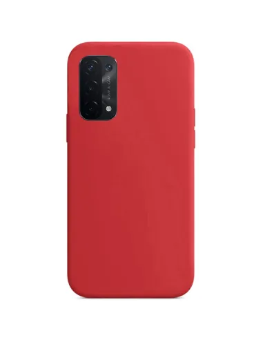 Capa Silicone Líquido para Oppo A16 - Vermelho