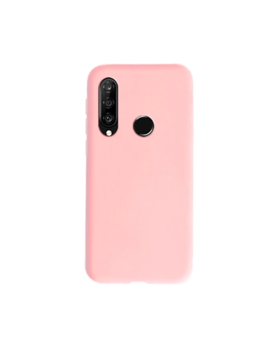 Capa Silicone Líquido para Huawei P Smart 2019 - Rosa